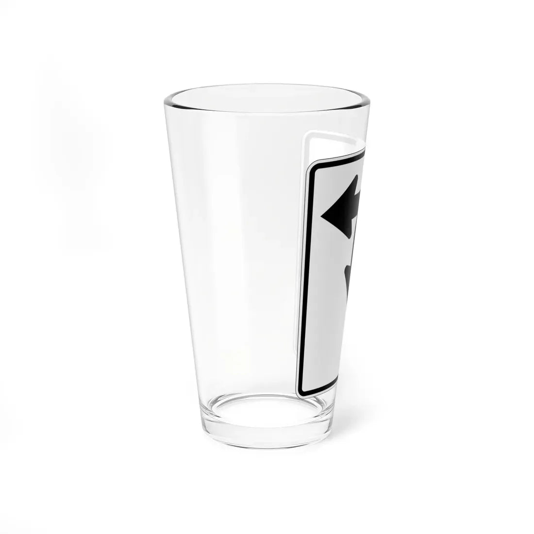 MUTCD-OH R3-H6e (Ohio) (Road Sign) Pint Glass 16oz - Go Mug Yourself