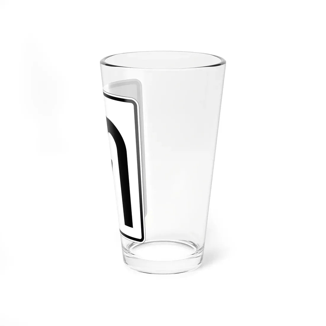 MUTCD-OH R3-H6e (Ohio) (Road Sign) Pint Glass 16oz - Go Mug Yourself