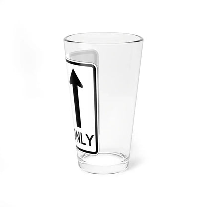 MUTCD-OH R3-H8ba (Ohio) (Road Sign) Pint Glass 16oz - Go Mug Yourself