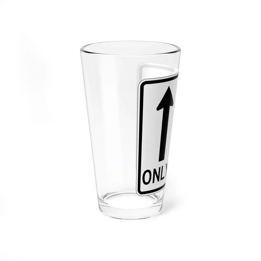 MUTCD-OH R3-H8bb (Ohio) (Road Sign) Pint Glass 16oz - Go Mug Yourself