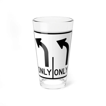 MUTCD-OH R3-H8be (Ohio) (Road Sign) Pint Glass 16oz 16oz - Go Mug Yourself
