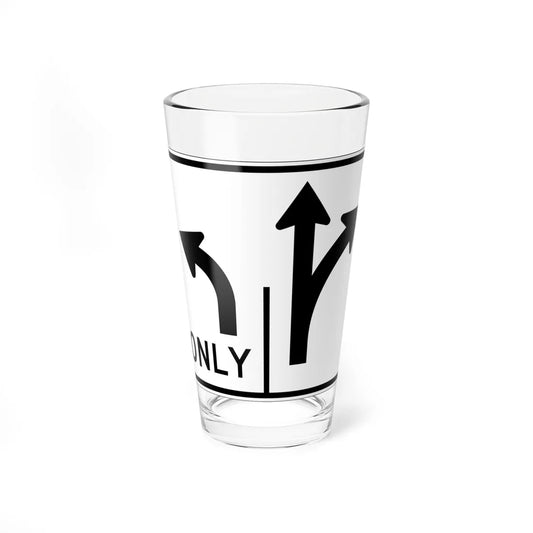 MUTCD-OH R3-H8bh (Ohio) (Road Sign) Pint Glss 16oz 16oz - Go Mug Yourself