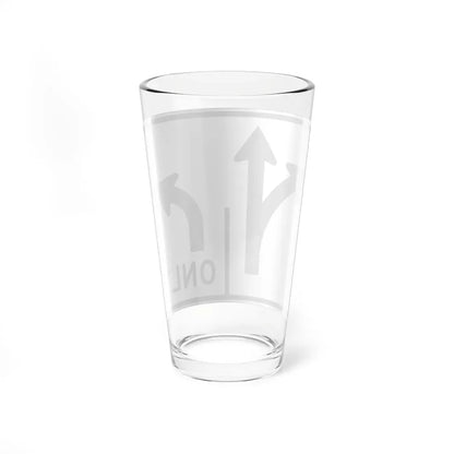 MUTCD-OH R3-H8bj (Ohio) (Road Sign) Pint Glass 16oz - Go Mug Yourself