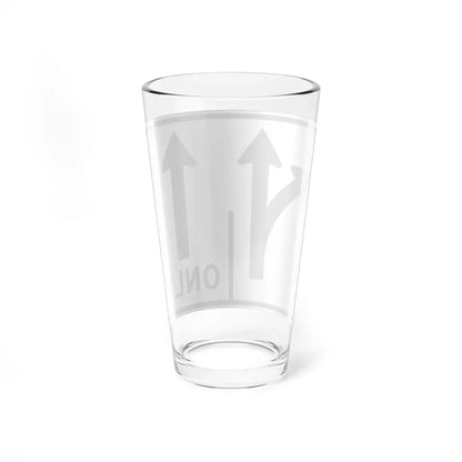 MUTCD-OH R3-H8bm (Ohio) (Road Sign) Pint Glass 16oz - Go Mug Yourself