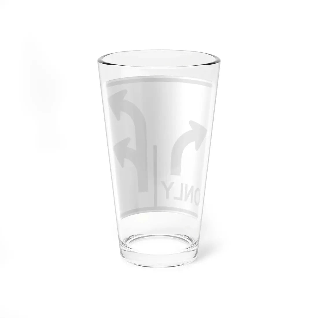 MUTCD-OH R3-H8bp (Ohio) (Road Sign) Pint Glass 16oz - Go Mug Yourself