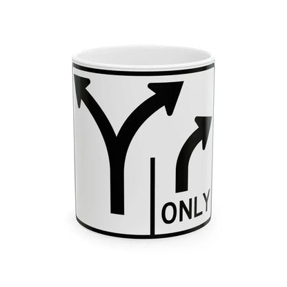 MUTCD-OH R3-H8bs (Ohio) (Road Sign) White Coffee Mug 11oz - Go Mug Yourself