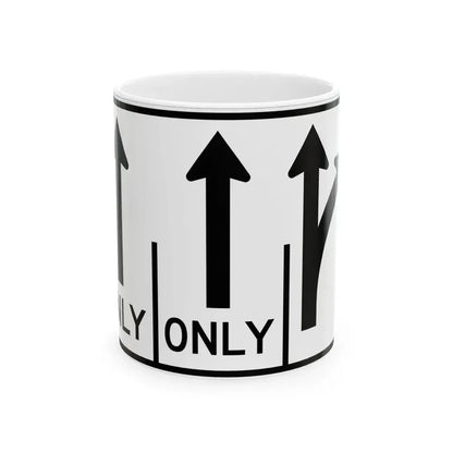 MUTCD-OH R3-H8cbb (Ohio) (Road Sign) White Coffee Mug 11oz - Go Mug Yourself