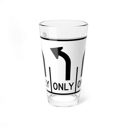 MUTCD-OH R3-H8cc (Ohio) (Road Sign) Pint Glass 16oz 16oz - Go Mug Yourself