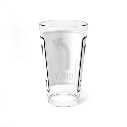 MUTCD-OH R3-H8cd (Ohio) (Road Sign) Pint Glass 16oz - Go Mug Yourself