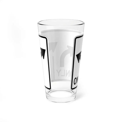 MUTCD-OH R3-H8cee (Ohio) (Road Sign) Pint Glass 16oz - Go Mug Yourself