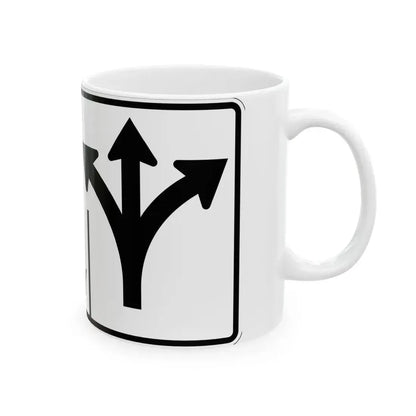 MUTCD-OH R3-H8cee (Ohio) (Road Sign) White Coffee Mug - Go Mug Yourself