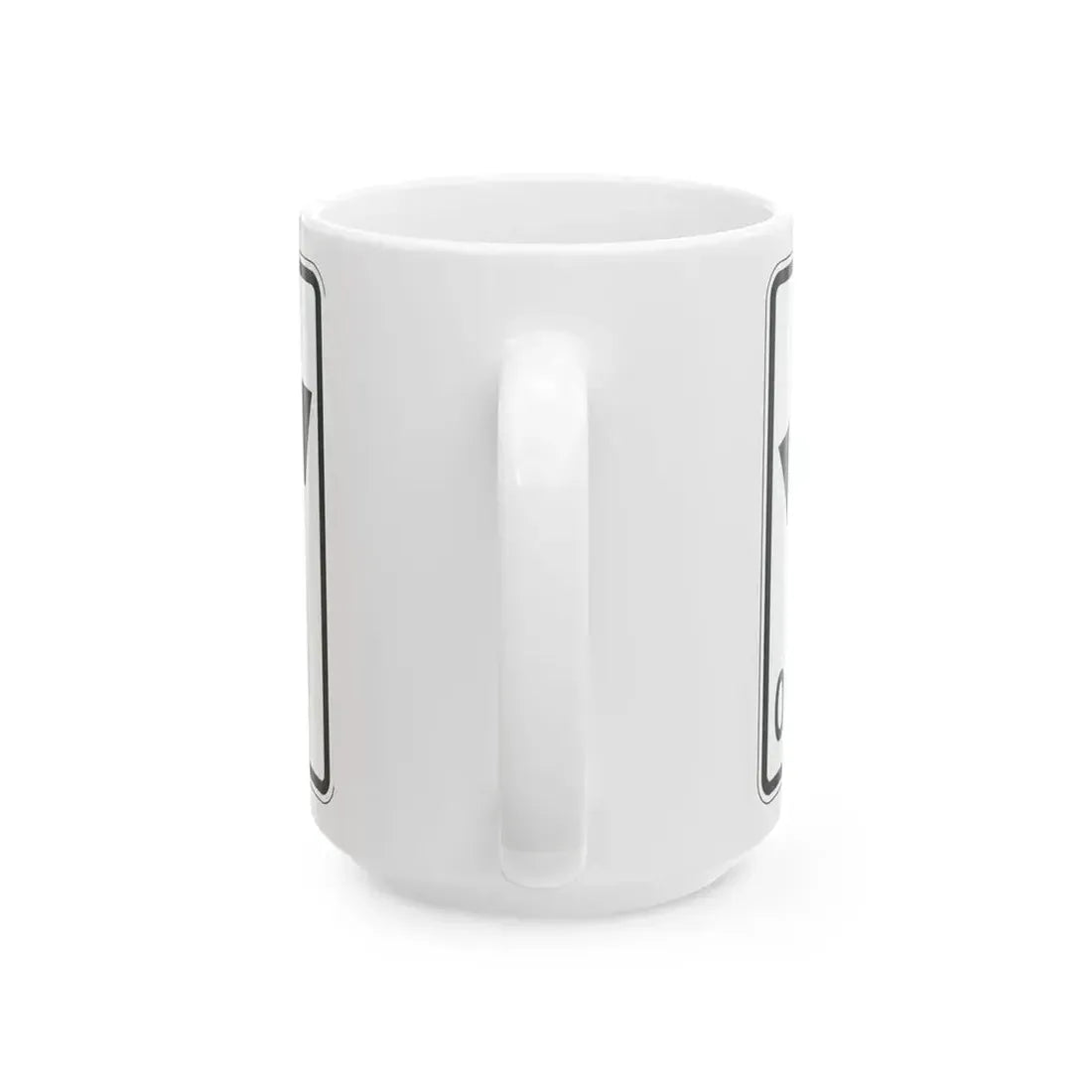 MUTCD-OH R3-H8cee (Ohio) (Road Sign) White Coffee Mug - Go Mug Yourself