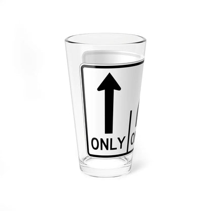 MUTCD-OH R3-H8cf (Ohio) (Road Sign) Pint Glass 16oz - Go Mug Yourself