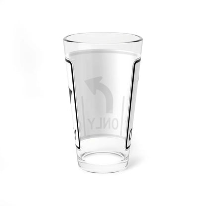 MUTCD-OH R3-H8cf (Ohio) (Road Sign) Pint Glass 16oz - Go Mug Yourself
