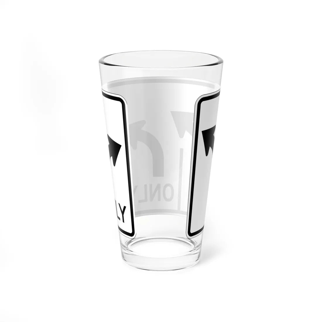 MUTCD-OH R3-H8cff (Ohio) (Road Sign) Pint Glass 16oz - Go Mug Yourself