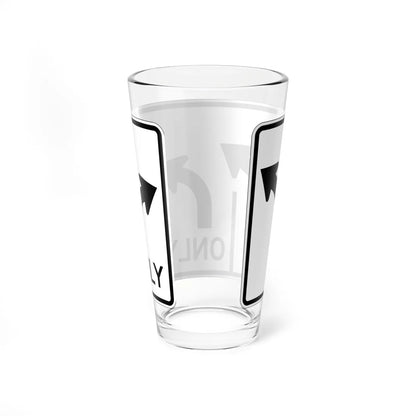 MUTCD-OH R3-H8cff (Ohio) (Road Sign) Pint Glass 16oz - Go Mug Yourself