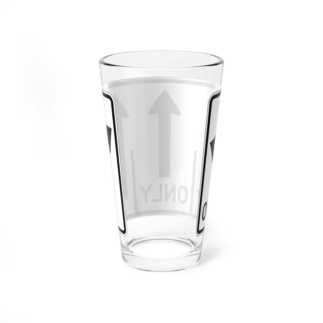 MUTCD-OH R3-H8cg (Ohio) (Road Sign) Pint Glass 16oz - Go Mug Yourself