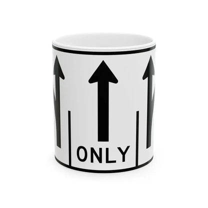 MUTCD-OH R3-H8cgg (Ohio) (Road Sign) White Coffee Mug 11oz - Go Mug Yourself