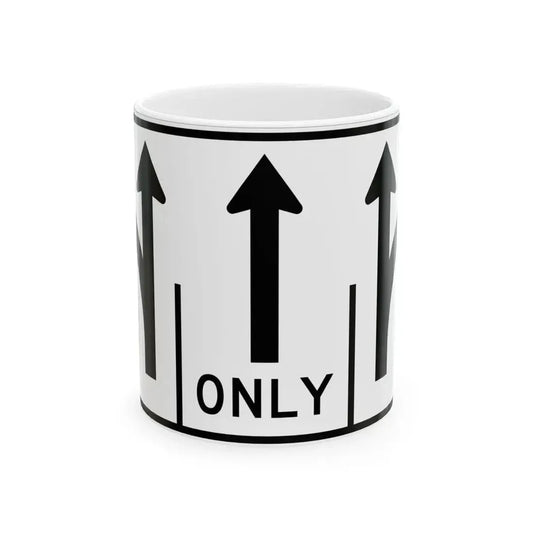 MUTCD-OH R3-H8cgg (Ohio) (Road Sign) White Coffee Mug 11oz - Go Mug Yourself