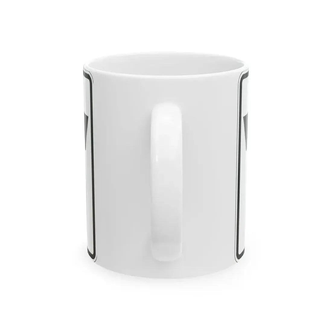 MUTCD-OH R3-H8cgg (Ohio) (Road Sign) White Coffee Mug - Go Mug Yourself