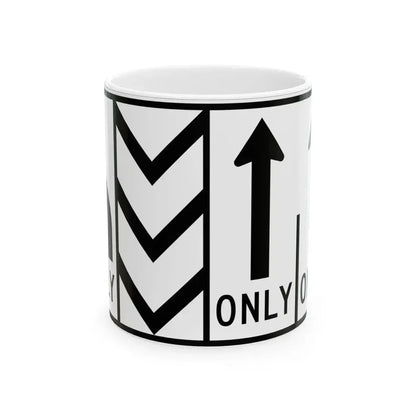 MUTCD-OH R3-H8chh (Ohio) (Road Sign) White Coffee Mug 11oz - Go Mug Yourself