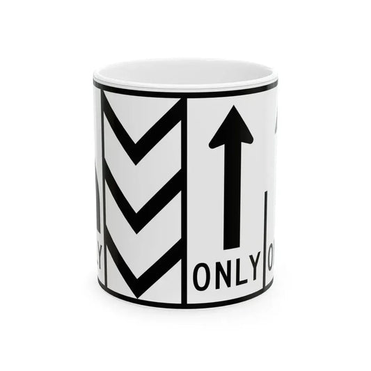 MUTCD-OH R3-H8chh (Ohio) (Road Sign) White Coffee Mug 11oz - Go Mug Yourself