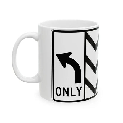 MUTCD-OH R3-H8chh (Ohio) (Road Sign) White Coffee Mug - Go Mug Yourself