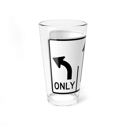 MUTCD-OH R3-H8cj (Ohio) (Road Sign) Pint Glass 16oz - Go Mug Yourself