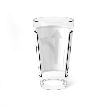 MUTCD-OH R3-H8cj (Ohio) (Road Sign) Pint Glass 16oz - Go Mug Yourself