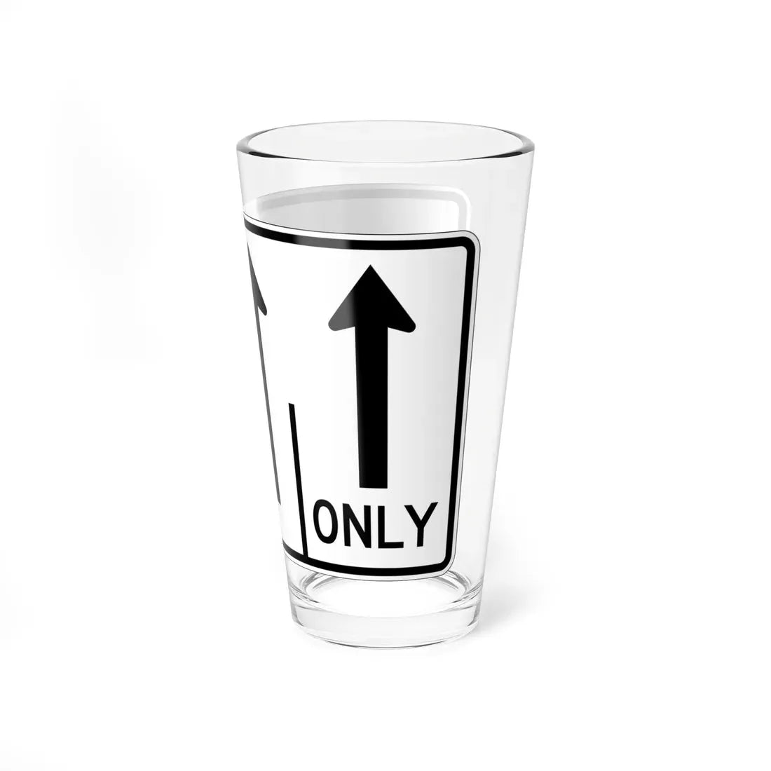 MUTCD-OH R3-H8ck (Ohio) (Road Sign) Pint Glass 16oz - Go Mug Yourself