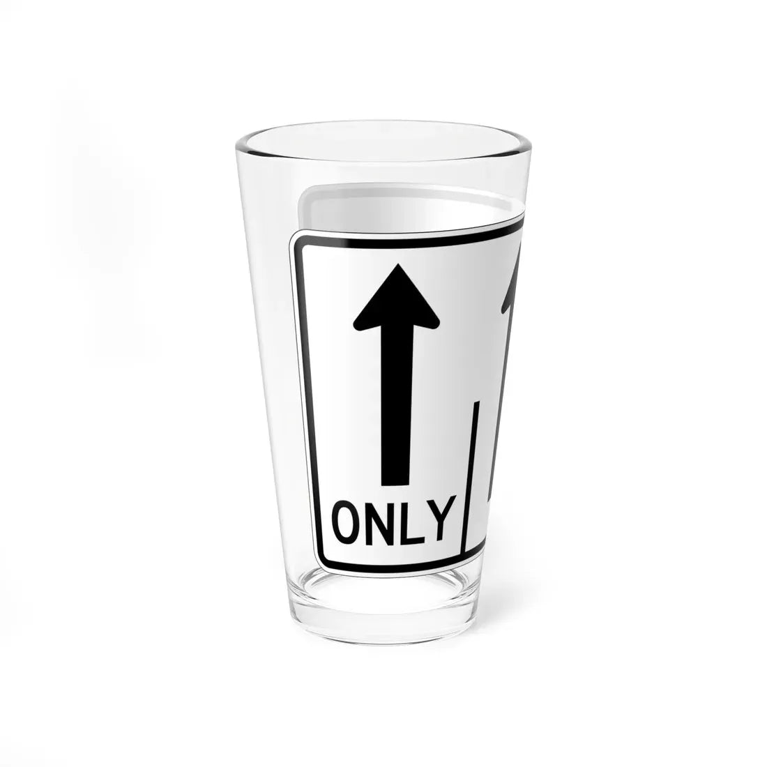 MUTCD-OH R3-H8cm (Ohio) (Road Sign) Pint Glass 16oz - Go Mug Yourself