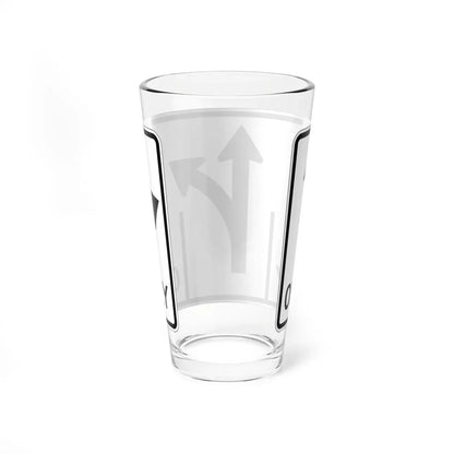 MUTCD-OH R3-H8cm (Ohio) (Road Sign) Pint Glass 16oz - Go Mug Yourself