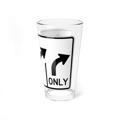 MUTCD-OH R3-H8cm (Ohio) (Road Sign) Pint Glass 16oz - Go Mug Yourself