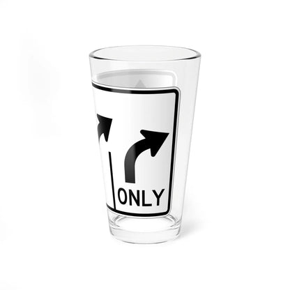 MUTCD-OH R3-H8cm (Ohio) (Road Sign) Pint Glss 16oz - Go Mug Yourself