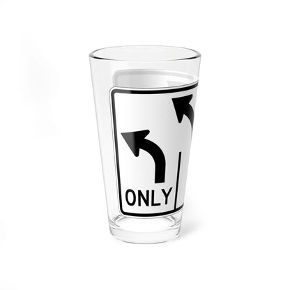 MUTCD-OH R3-H8cq (Ohio) (Road Sign) Pint Glss 16oz - Go Mug Yourself