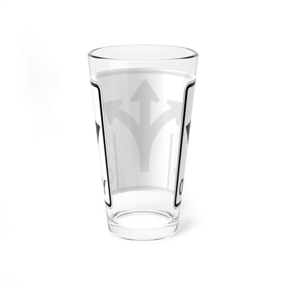 MUTCD-OH R3-H8cs (Ohio) (Road Sign) Pint Glass 16oz - Go Mug Yourself
