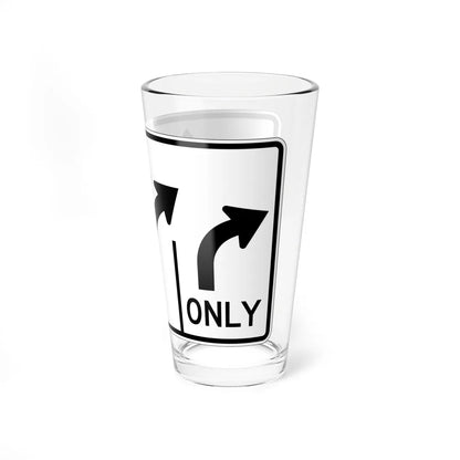 MUTCD-OH R3-H8cu (Ohio) (Road Sign) Pint Glss 16oz - Go Mug Yourself