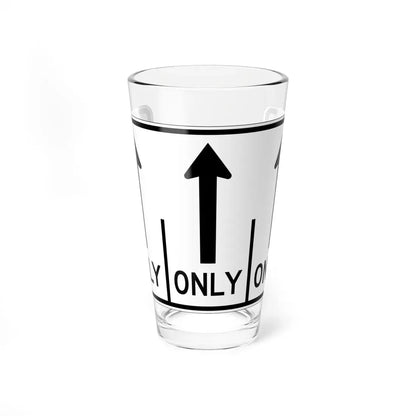 MUTCD-OH R3-H8cv (Ohio) (Road Sign) Pint Glass 16oz 16oz - Go Mug Yourself
