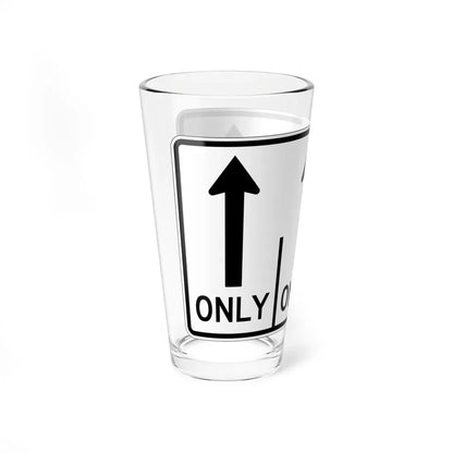 MUTCD-OH R3-H8cv (Ohio) (Road Sign) Pint Glass 16oz - Go Mug Yourself