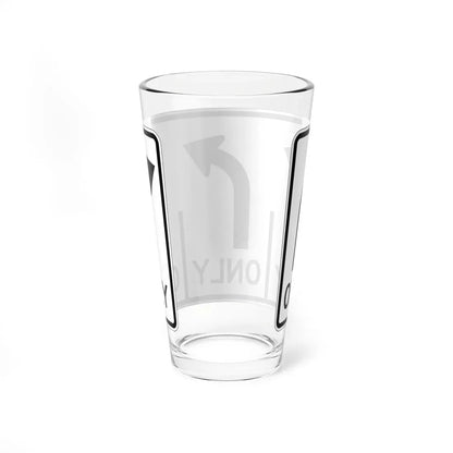 MUTCD-OH R3-H8cx (Ohio) (Road Sign) Pint Glass 16oz - Go Mug Yourself