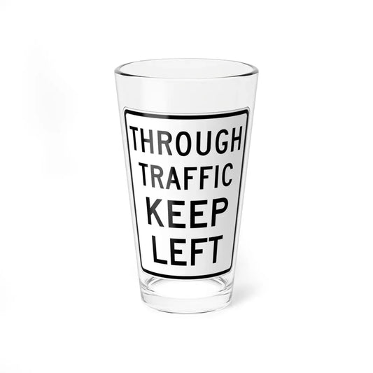 MUTCD-OH R4-H3aL (Ohio) (Road Sign) Pint Glass 16oz 16oz - Go Mug Yourself