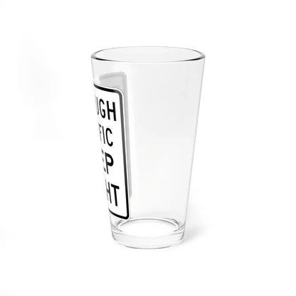 MUTCD-OH R4-H3aR (Ohio) (Road Sign) Pint Glass 16oz - Go Mug Yourself