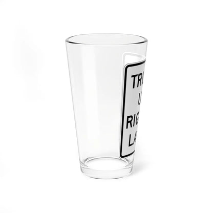 MUTCD-OH R4-H5aR (Ohio) (Road Sign) Pint Glss 16oz - Go Mug Yourself