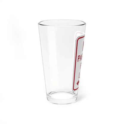MUTCD-OH R7-H10 (Ohio) (Road Sign) Pint Glass 16oz - Go Mug Yourself