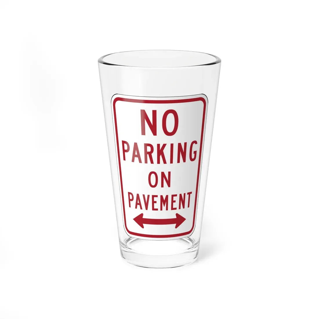 MUTCD-OH R7-H12 (Ohio) (Road Sign) Pint Glass 16oz 16oz - Go Mug Yourself