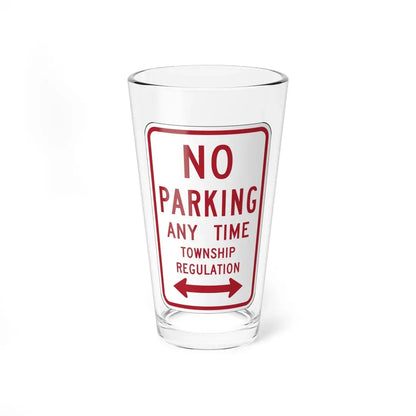 MUTCD-OH R7-H1a (Ohio) (Road Sign) Pint Glass 16oz 16oz - Go Mug Yourself