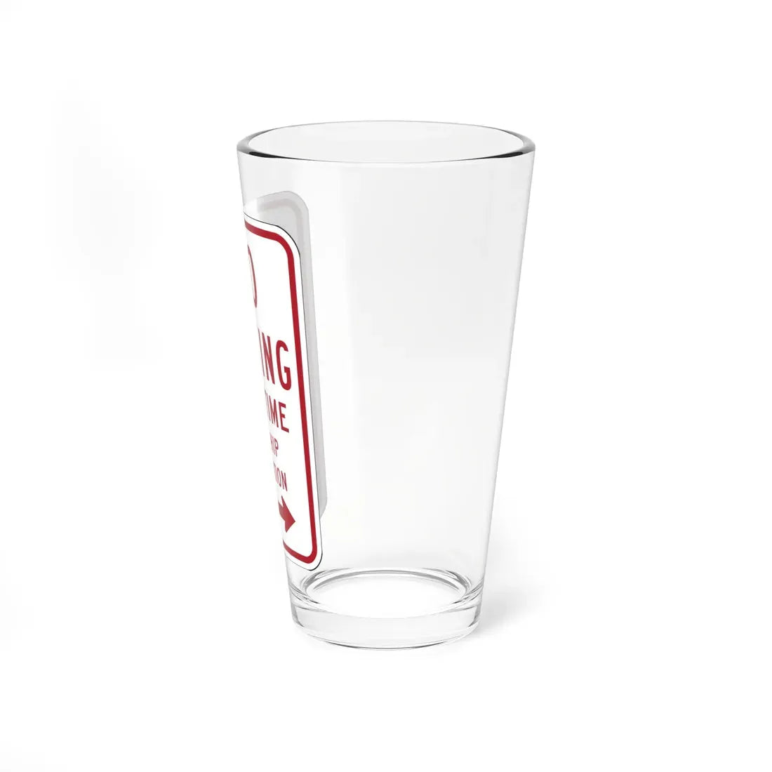 MUTCD-OH R7-H1a (Ohio) (Road Sign) Pint Glass 16oz - Go Mug Yourself