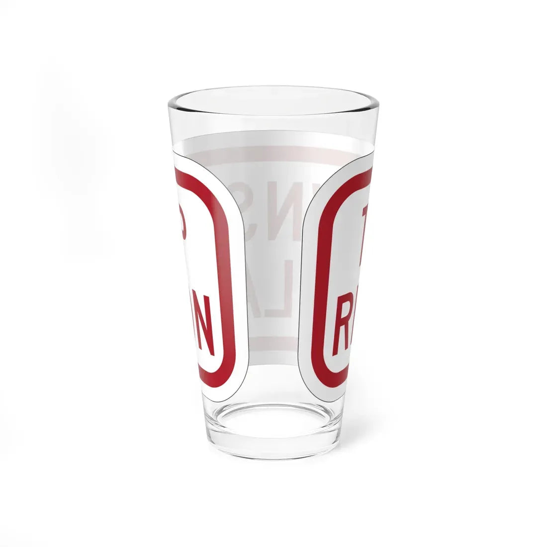 MUTCD-OH R7-H1bP (Ohio) (Road Sign) Pint Glass 16oz - Go Mug Yourself