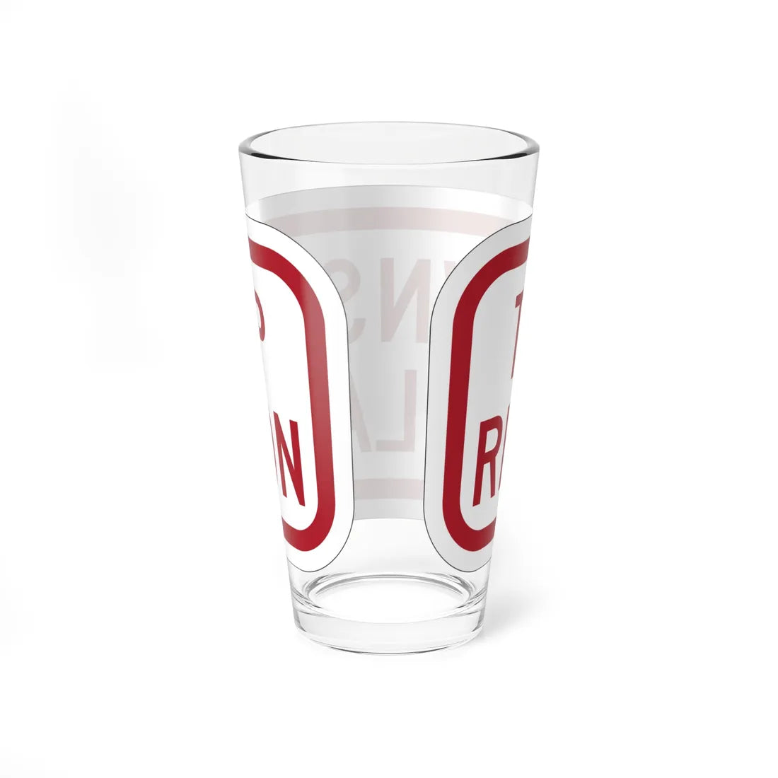 MUTCD-OH R7-H1bP (Ohio) (Road Sign) Pint Glss 16oz - Go Mug Yourself