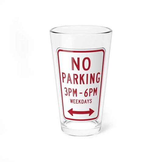 MUTCD-OH R7-H2b (Ohio) (Road Sign) Pint Glass 16oz 16oz - Go Mug Yourself